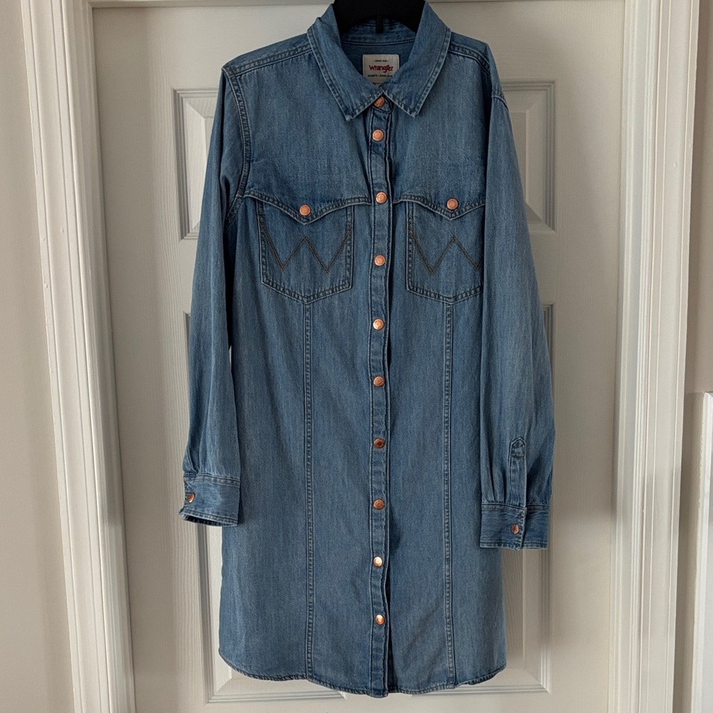 Wrangler Blue Denim Mini Dress